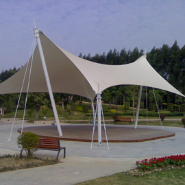 廣場(chǎng)景觀(guān)膜結(jié)構(gòu)展示二